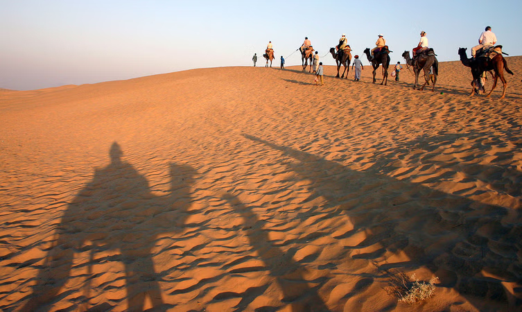 luxury desert  in sam sand dunes